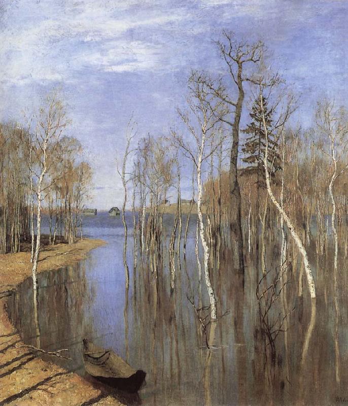 Springtime Flood, Isaac Levitan